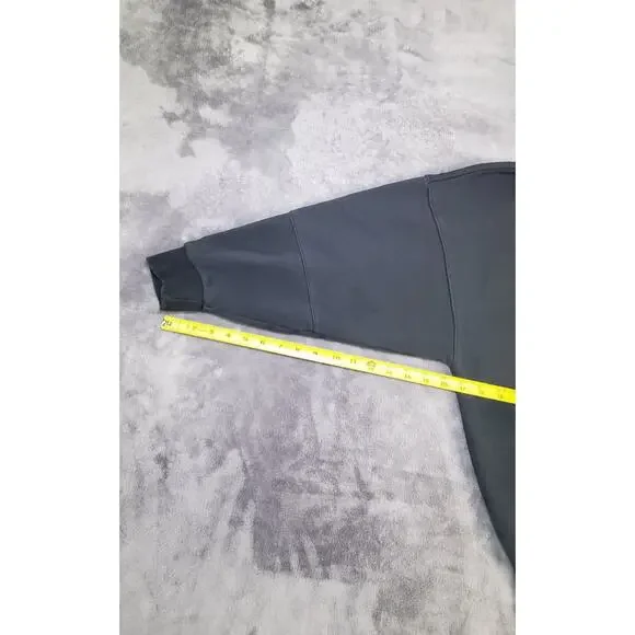 Reebok Women's Sz M Lux 24k Gold Fleece Sweatshirt Hoodie Winter C12-9 - Picture 5 of 10